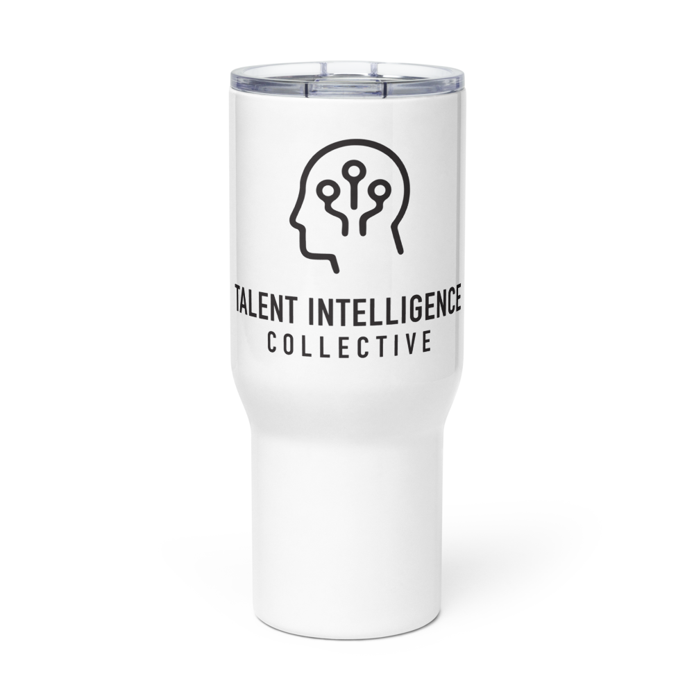 Travel mug with a handle