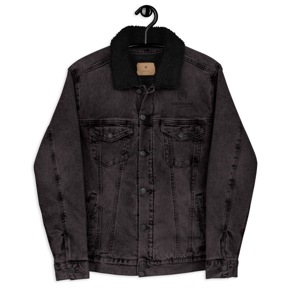 Unisex denim sherpa jacket