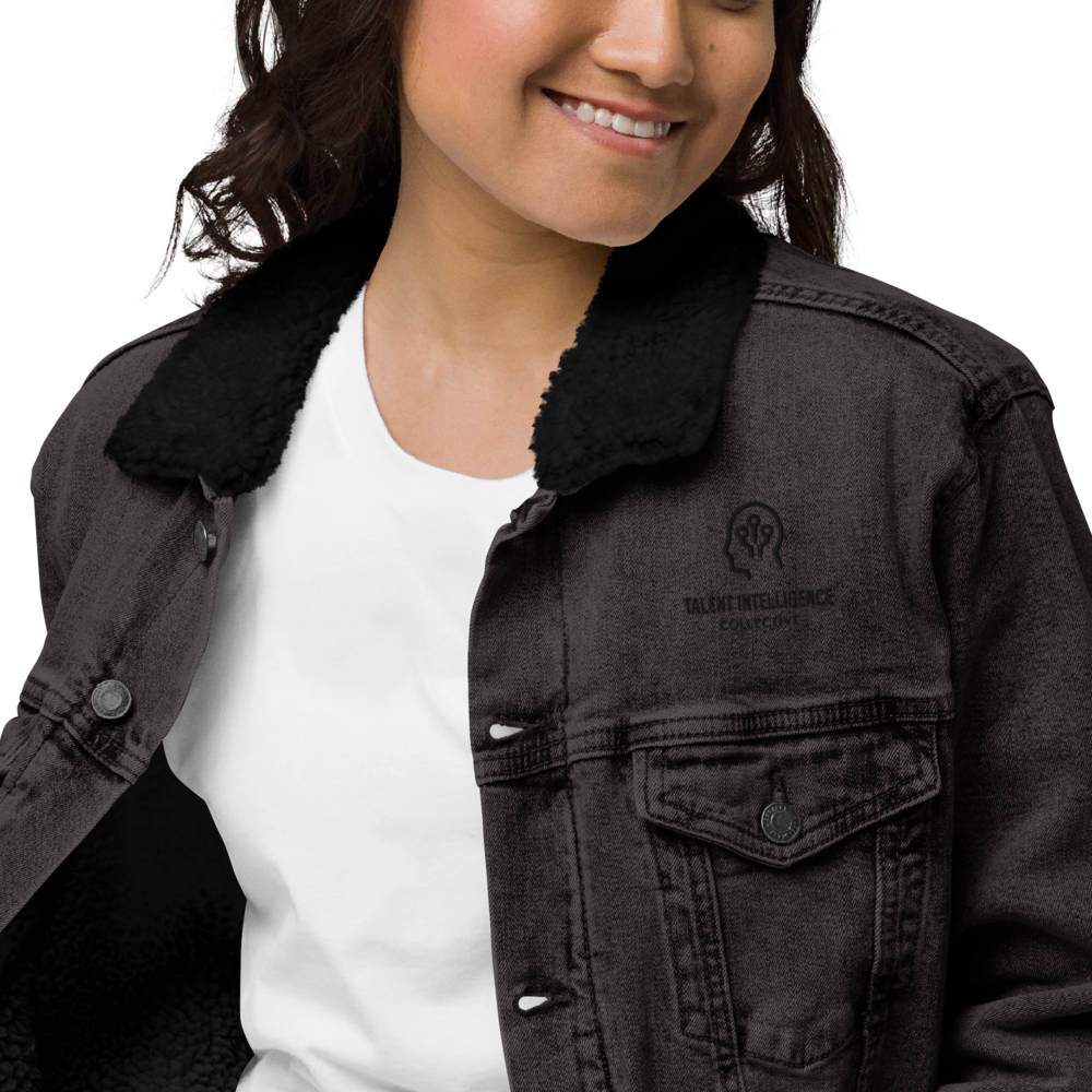 Unisex denim sherpa jacket