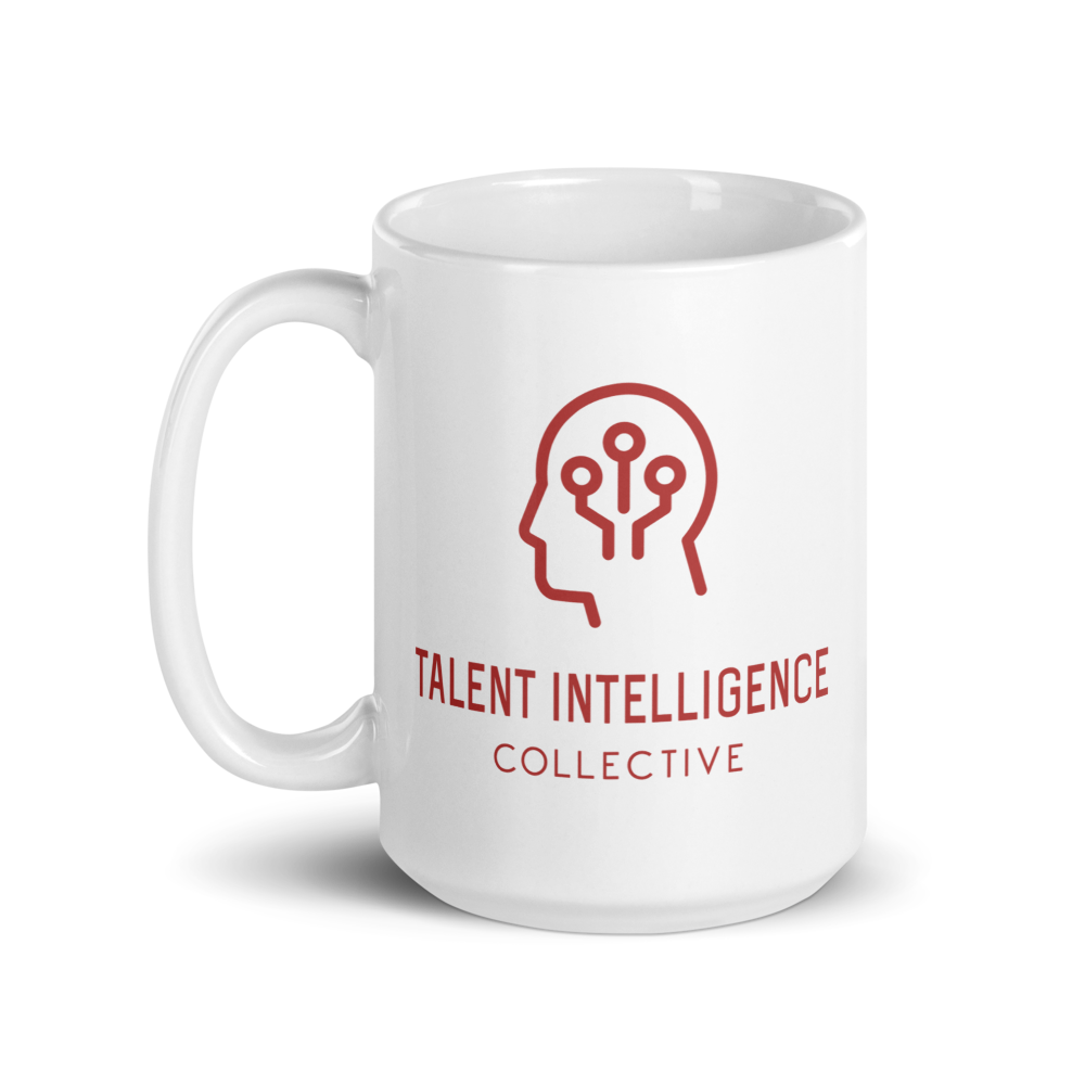 White glossy mug
