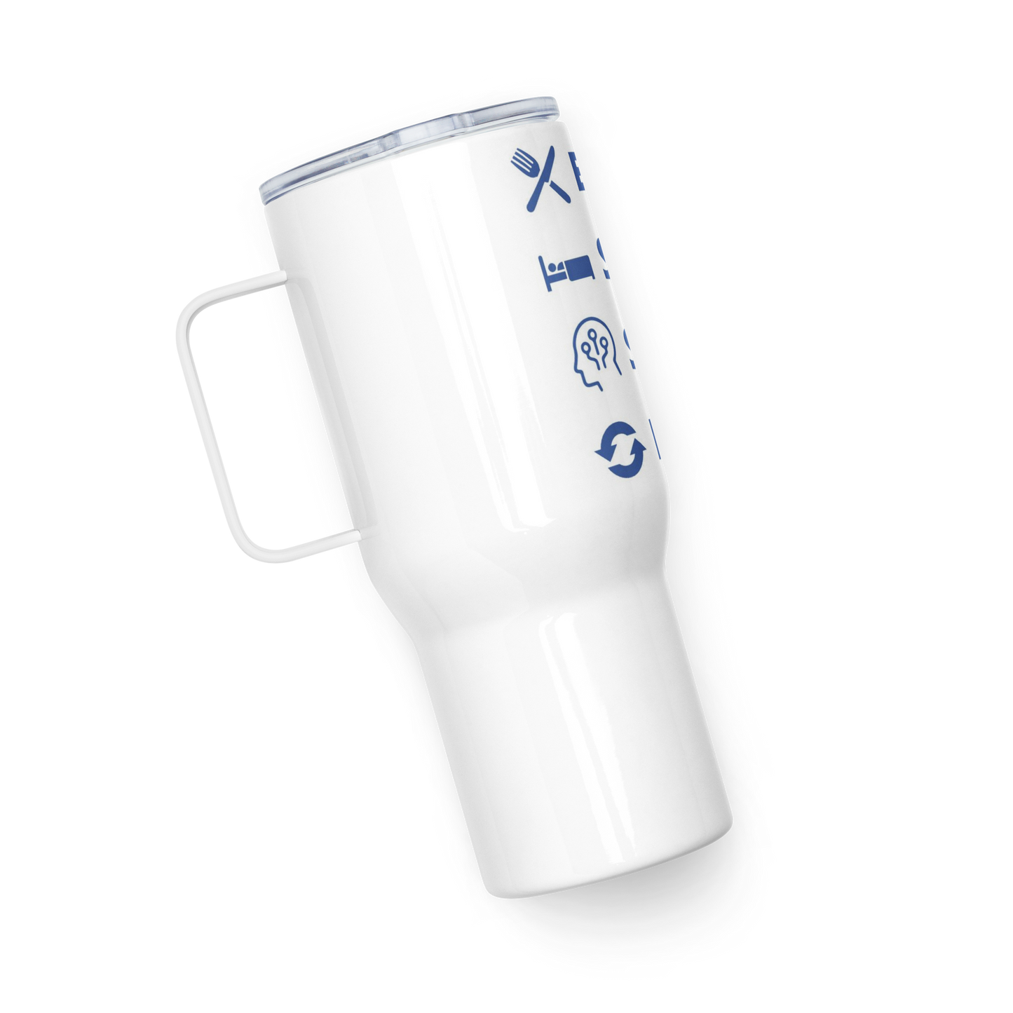 SWP Travel mug with a handle