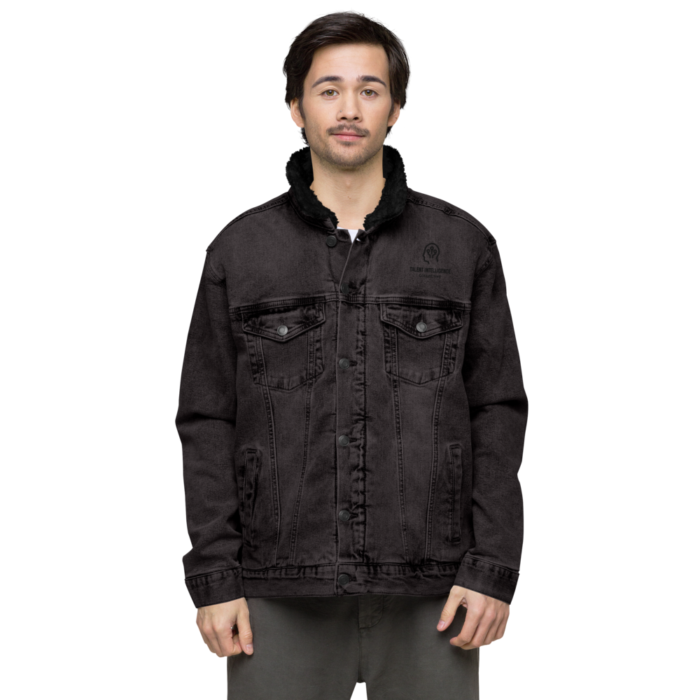 Unisex denim sherpa jacket