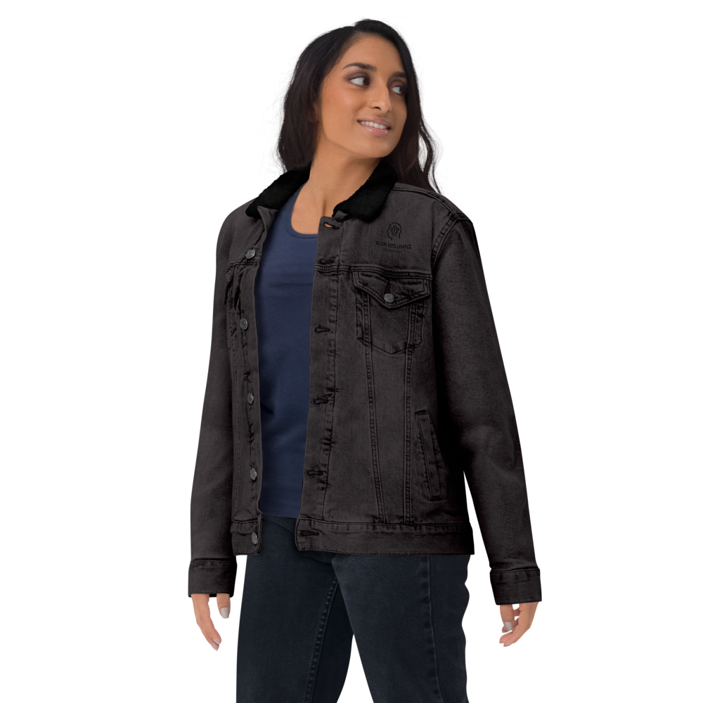 Unisex denim sherpa jacket