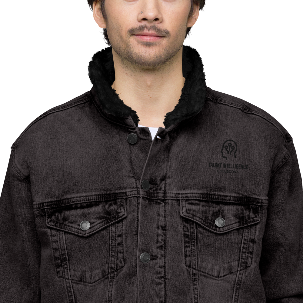 Unisex denim sherpa jacket